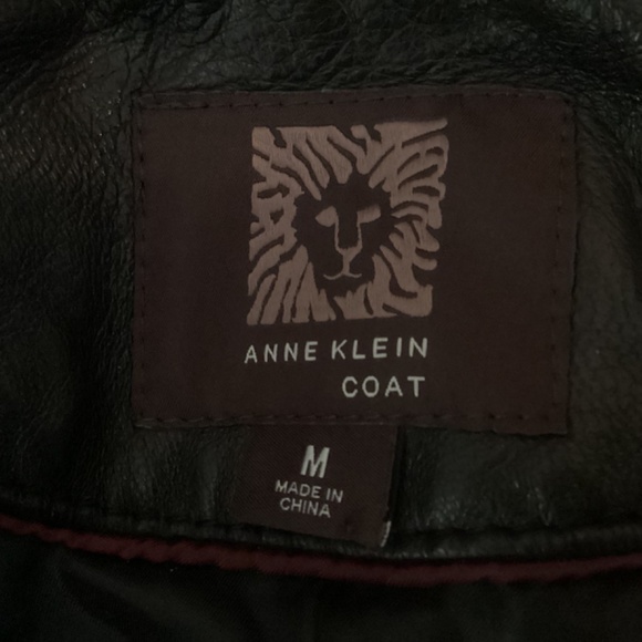 Ann Klein Leather Coat - Picture 9 of 10